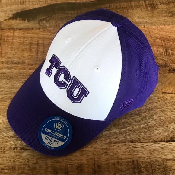 Top of the World Other - TCU horned frogs purple baseball hat NWT